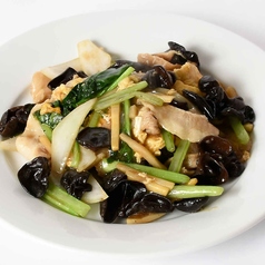 豚肉ときくらげの玉子炒め