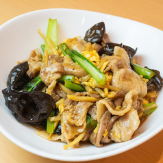 豚肉とキクラゲのたまご炒め(小)