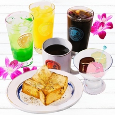 ドリンクバー＆スープバー＆パン食べ放題＆アイス食べ放題