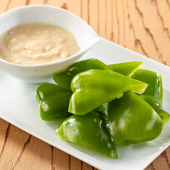 自家製真鱈のバーニャソースで食べる生野菜