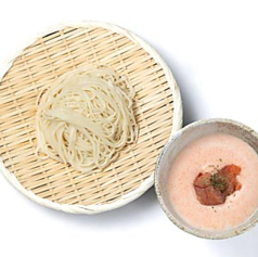 明太クリームつけそうめん