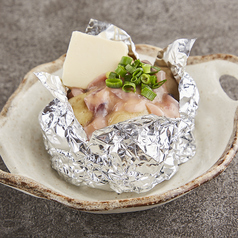 じゃがバター 塩辛のせ