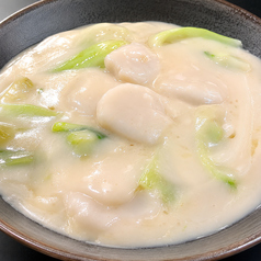 粟米青菜(帆立貝柱と青菜のクリームソース)