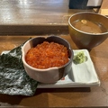 料理メニュー写真&nbsp;イクラ丼（小） ～赤だし付き～