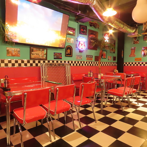 クールでオシャレな1980年代のアメリカンダイナーを彷彿させる【vice city】