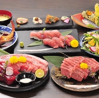 新鮮な魚・お肉を存分にお愉しみいただけます。