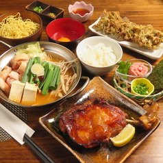 もつ鍋 骨付き鶏 一豆のコース写真