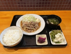 【大人気！生姜焼き定食】