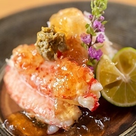 旬の味覚を存分に活かした数々のお料理♪