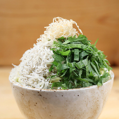 釜揚げしらす大葉もんじゃ