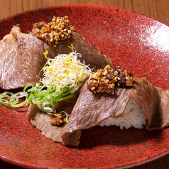 人気☆肉寿司も食べ放題♪牛タンやローストビーフも☆の写真