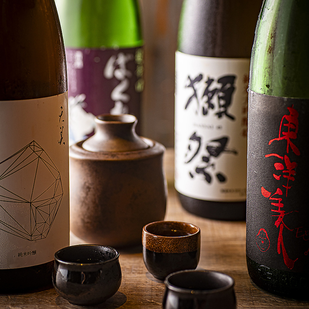 日本酒・焼酎を各種ご用意しております。ボトルキープは3か月可能◎