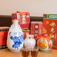 ドリンクメニュー豊富☆本格！中国紹興酒が勢揃い