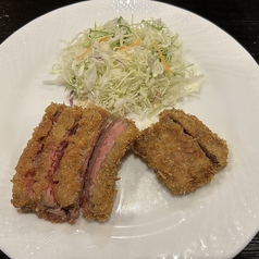 牛カツ、タンカツミックス定食