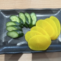 きゅうり・たくあん盛り合わせ