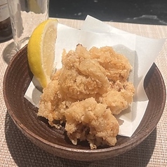紋甲イカのゲソ揚げ