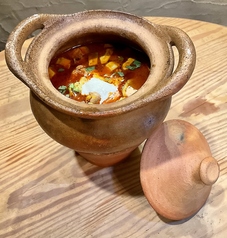 メキシカントマト風味のスープ（トルティーヤ入り）