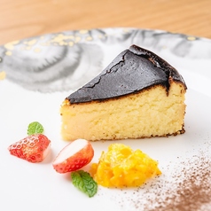 【デザート】バスクチーズケーキ