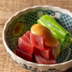 鮪と長葱のぬた