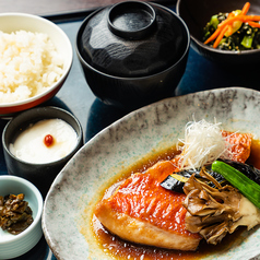 金目鯛の煮付け膳