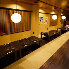 お座敷席でのご宴会も18名（詰めて20名）収容可能です。