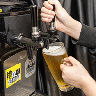 ドリンクはお得なハッピーアワーや飲み放題も！