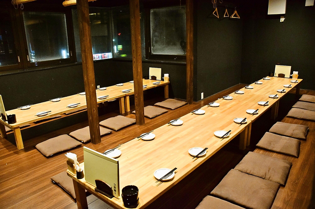 最大40名まで対応可能な大座敷があります。大人数での宴会にはピッタリ♪