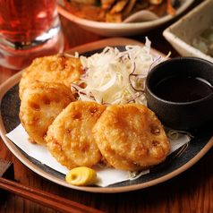 レンコンの挟み揚げ