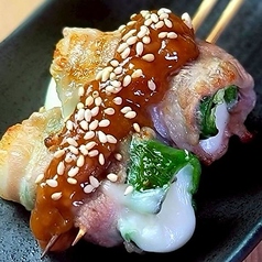 万願寺唐辛子とモロ味噌チーズ