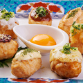 料理メニュー写真&nbsp;彩り豊かなてごねつくねお任せ盛り合わせ