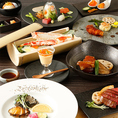 【北海道名物をコースで堪能】北海道の旬の食材を使用した宴会コースを各種ご用意。詳細はコースページへ！