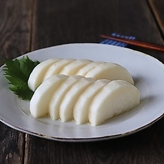 長いもわさび付け