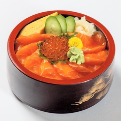 サーモンいくら丼