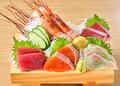 料理メニュー写真&nbsp;ゲタ盛り(刺身5点盛り)