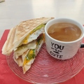 料理メニュー写真&nbsp;プレスサンド&ドリングセット