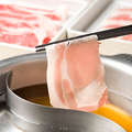 料理メニュー写真&nbsp;【人気No.1】鶏もも、三元豚カルビ、三元豚肩ロースが食べ放題の豚しゃぶコース