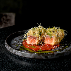 サーモンのカダイフ包み