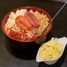 明太餅チーズもんじゃ