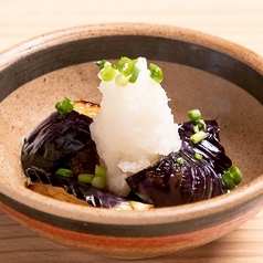 茄子の揚げ浸しと大根おろし