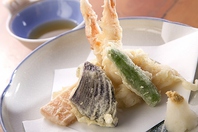 旬の食材を使ったさくさくの天ぷら