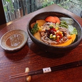 料理メニュー写真&nbsp;蒸し野菜のサラダ蕎麦