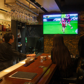 各種スポーツ番組放映用のテレビモニターを3台完備しております。