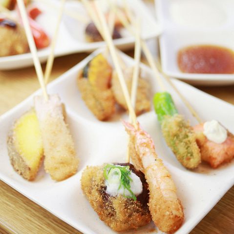 【土日ランチ】予約席数限定串揚食べ放題コース