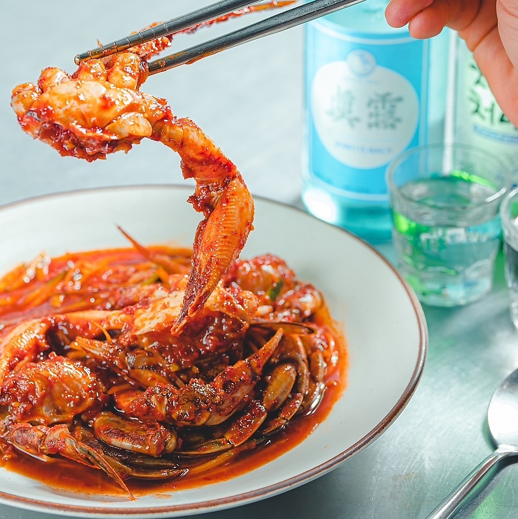 【鮮度抜群】厳選した高品質な「ワタリガニ」使用！自家製ヤンニョムケジャン