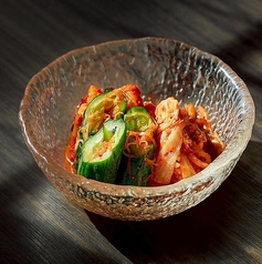 キムチ盛り合わせ3品盛り(白菜・大根・胡瓜)