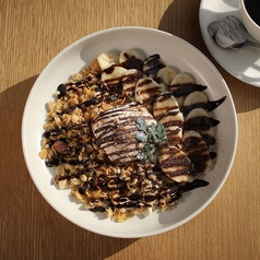 チョコバナナのグリークヨーグルト