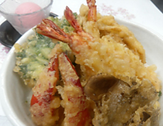 海老天丼※お昼のメニュー