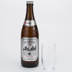 アサヒスーパードライ　瓶ビール（中瓶）