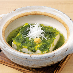 熱々あおさ旨出汁豆腐小鍋