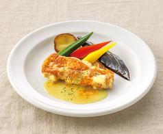 【グリルチキン】若鶏とグリル野菜マスタード風味ソース